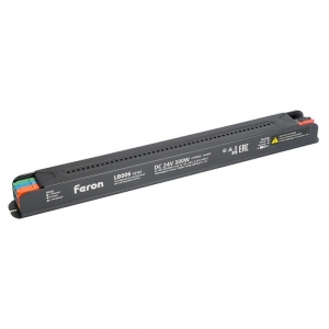 Трансформатор для светодиодной ленты с диммированием 300W 24V IP20 клипсы Feron LB006 52132