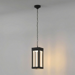 Подвесной уличный светильник светодиодный Elektrostandard Frame 1528 TECHNO LED 3000K чёрный