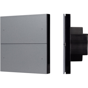 INTELLIGENT ARLIGHT Кнопочная панель SMART DALI-301-22-4K-D2-IN Grey (BUS, Frameless) (IARL, IP20 Пластик) 060977