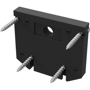 Торцевая заглушка для демпферного шинопровода, черная Maytoni Accessories for tracks Exility TRA034D-EC-422B