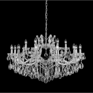CRYSTAL LUX Люстра HOLLYWOOD SP12+6 CHROME