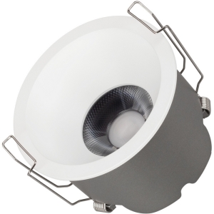 Встраиваемый точечный светильник светодиодный MS-HARBOR-R82-10W Warm2700 (WH, 24 deg, 230V) (Arlight, IP20 Металл, 5 лет) 054476