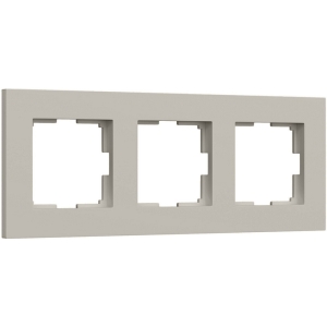Рамка на 3 поста Slab (дымчатый софт) Werkel W0032917 (a071626)