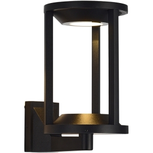 Настенный уличный светильник ST Luce Glorr SL9535.401.01 черный/черный LED 1*9W 3000K