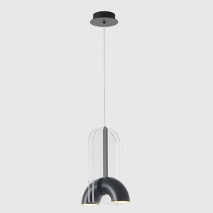 Светильник подвесной светодиодный Crystal Lux ELEMENT SP12W LED BLACK