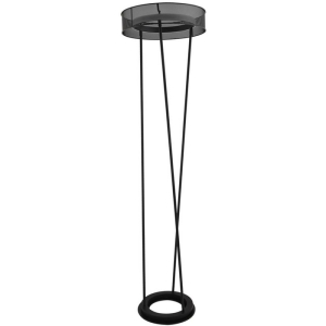 Торшер Lumion Alva 8370/30FL черный, металл/силикон LED 30W 3000/4000/6000K 220V