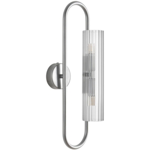 Бра Lumion Toronto 8258/2W серебро/прозрачный, металл/стекло G9 2*20W 220V