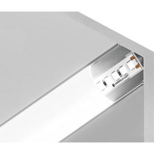 Алюминиевый профиль угловой круглый для светодиодной ленты до 9,78мм Ambrella Illumination GP2100AL