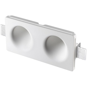Светильник встраиваемый в стену под покраску Novotech Cail 371014 белый IP20 GU10 2*50W 220-240V