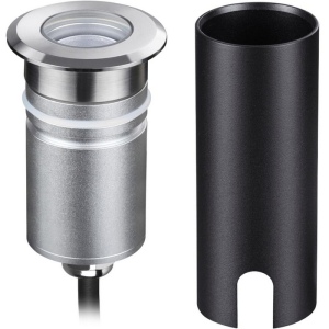 Встраиваемый грунтовый светильник Odeon Light Ingro 6660/1GL NATURE черный/металл IP67 LED 3W 4000K 12V/24V