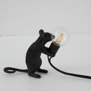 Настольная лампа Mouse Sitting черный ImperiumLoft 43,266 (178307-22)
