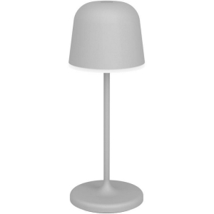 901878 Аккум. сенсорн. димм. настольная лампа MANNERA-S, H200, 1,8W(LED), IP54, 2500K, 3000K, 4000K, 170lm, алюминий, сталь, серый/пластик, белый