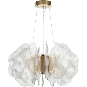 Подвесная люстра Odeon Light Siama 5089/115L под латунь/прозрачный/акрил LED 115W 3500K