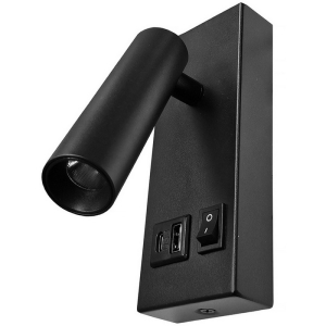 Спот с USB портом и выключателем Kink Light Ризи 08071A,19