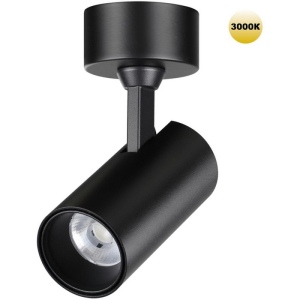 Спот накладной светодиодный Novotech Selene 359228 OVER черный IP20 LED 15W 220V 1440Лм 3000К