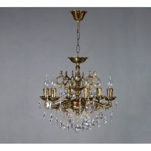 Подвесная люстра 2128/6 PB Tear Ambiente Leon Drop