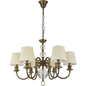 Подвесная люстра Newport 3100 3106/C black brass без абажуров