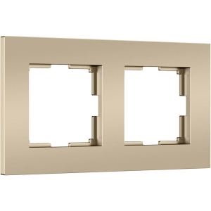 Рамка на 2 поста Slab (шампань софт) Werkel W0022911 (a071624)