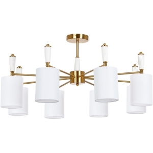 Потолочная люстра на штанге Arte Lamp Waverley A4102PL-8PB