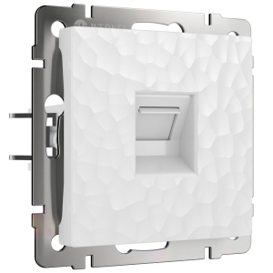 Розетка Ethernet RJ-45 (белый) (a052015) Werkel Встраиваемые механизмы Hammer белые W1281001