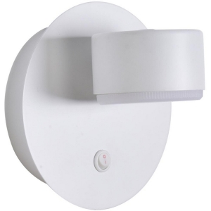 Настенный светильник с выключателем Lumion Torina 8343/1W белый, металл GX53 LED 1*7W 220V