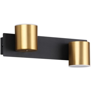 Спот Lumion Flint 6532/11WL черный, латунь LED 11W 3000K 390Лм 220V