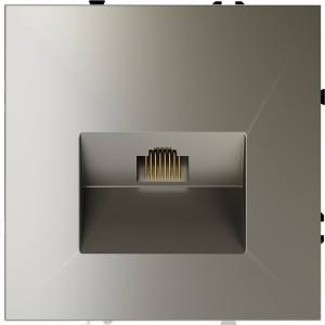 Розетка Ethernet RJ-45 (шелк) Voltum S70 VLS060104