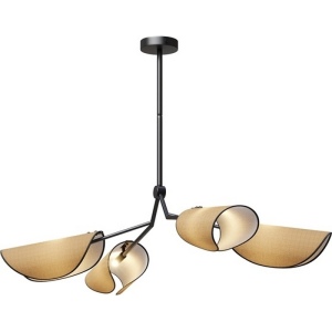 Потолочная люстра на штанге Maytoni Organic MOD225PL-04B