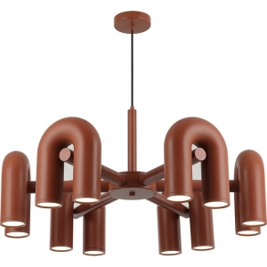 Подвесная люстра Kink Light Канти 08465-6,06 терракотовый