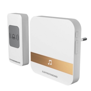 Кнопка звонка DBQ24M WL IP44 белый