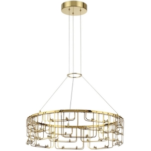 Подвесной светильник Odeon Light Zaha 7060/44L нерж/сталь золото IP20 LED 44W 3960Лм 3000K 220V