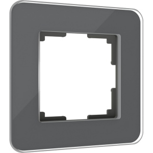 Рамка из стекла на пост графит (a057878) Werkel Elite W0012440