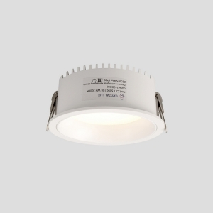 Светильник встраиваемый светодиодный IP44 Crystal Lux CLT 529C105 WH 3000K