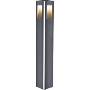 Наземный уличный светильник Kink Light Крисми 09210-F(220V),16(07) серый, с декоративной зеленой подсветкой 220V Led 4*3W