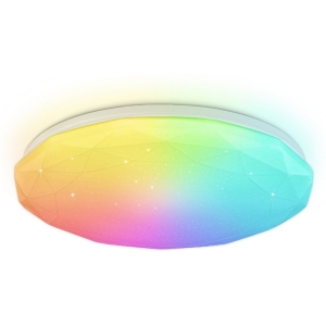 Потолочный светильник RGB светодиодный с пультом (ночной режим, таймер) Ambrella ORBITAL FZ417