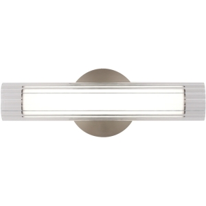 SL2010.121.01 Светильник настенный ST-Luce Никель/Белый, Прозрачный LED 1*7W 3000K/4000K ЭНФИС