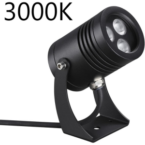 6648/6WA3 NATURE ODL25 687 черный/металл Фасадный поворотный светильник на 360° IP67 LED CREE 6W 3000K 30° AC85-265V STIMA