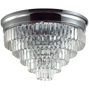 Потолочная люстра Lumion Zaha 8266/8C хром/хрусталь металл/прозрачный Е14 8*40W 220V с подвесками