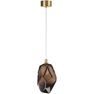 Подвесной светильник Odeon Light Gemme 7112/4LA коричневый/коньячн. стекло/металл IP20 LED 4W 300Лм 3000K 200° 220V