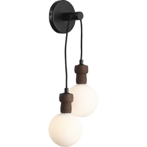 Светильник настенный ST Luce Cork SL6226.411.02 Черный/Белый G9 2*5W 4000K