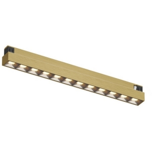 Трековый светильник магнитный светодиодный Denkirs Shine Grill Zigbee DK5971-SB 48В 10Вт 2700-6000K сатин. латунь алюминий