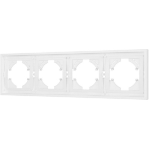 Рамка пластиковая FRM-TENDO-PL-4-WH (Arlight, Белый) 053847