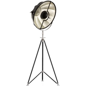 Торшер на треноге Delight Collection Studio 7095F black/silver