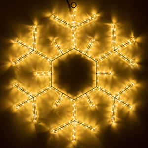 Фигура светодиодная ARD-SNOWFLAKE-M5-600x600-360LED Warm (230V, 20W) (Ardecoled, IP65, 1 год)