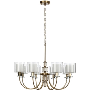 Подвесная люстра Odeon Light Saga 5088/8 античная бронза/стекло E14 8*40W