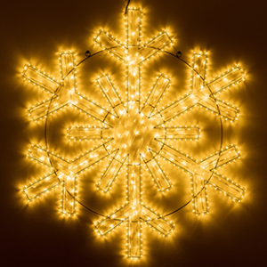 Фигура светодиодная ARD-SNOWFLAKE-M11-1250x1200-604LED Warm (230V, 36.5W) (Ardecoled, IP65, 1 год)