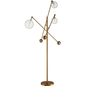 Торшер Delight Collection Globe Mobile KG0965F-3 brass в форме шара