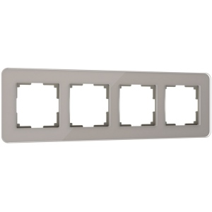Рамка из стекла на поста дымчатый (a057877) Werkel Elite W0042417