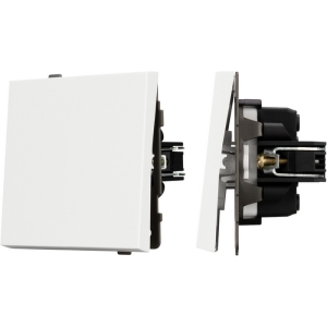 Механизм выключателя одноклавишный перекрёстный SWT-TENDO-MKX1-PL-WH (230V, 10A) (Arlight, Белый)