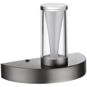 Бра Odeon Light Defance 7143/5WL черный gun powder/акрил/металл IP20 LED 5W 402Лм 3000K 180° 220V